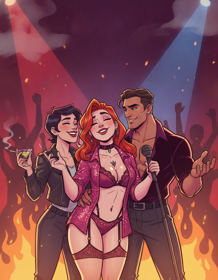 Amateur Flames: Anya's Stage Ignition
